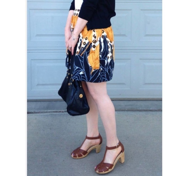 Anthropologie Edme & Esyllte Floral Skirt Size Small - Picture 2 of 9